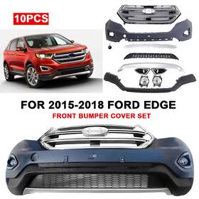 Fd6200117t Carparts Love Auto Complete Front Bumper Grille Assembly With Fog Lights For 2015-2018 Ford Edge Us