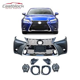 Lsot002644a Castblock B For 2013-2015 Lexus Gss350 Gs450 Conversion 16 Gsf Front Bumper Fog Lights