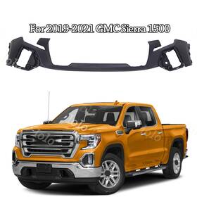 84542588 Cequent Unbranded Front Bumper Cover Replacement For 2019 2020 2021 Gmc Sierra 1500 Black