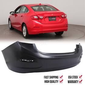 Gm1100991 Cequent Unbranded Rear Bumper Cover Primed Black For 2016-2019 Chevrolet Cruze