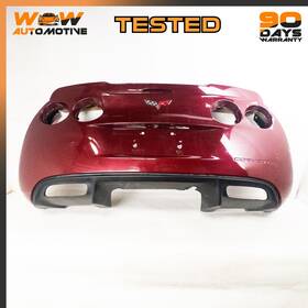 0020300 Chevrolet 05-13 Corvette C6 Rear Bumper Cover Assembly Back Up Lamp Red Oem
