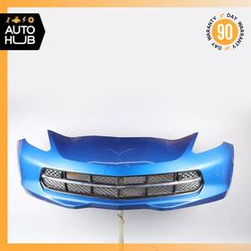 23191218 Chevrolet 14-19 Corvette C7 Z51 Front Bumper Cover Assembly Blue Oem 16k