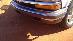 105-01359e Chevrolet Truck Front Bumper Chrome Fits 98-03 Blazer S10/jimmy S15 258991