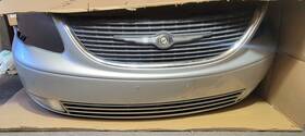 16580581 Chrysler / Dodge Mopar 2001-2007 Town Country Caravan Silver Bumper Cover Oem Fog Lights Gril