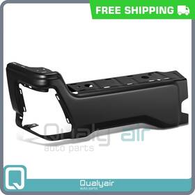 Cm-bumprf25023c01bkl Cm Compressor Rear Bumper Cover For Ford F-250 Super Duty 2023-2025 Black With Sensor Holes