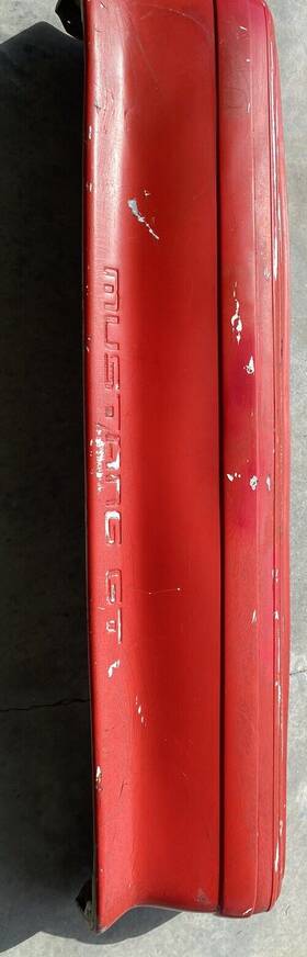 E7zb-7k835 Colonel 87-93 Ford Mustang Gt Rear Bumper Cover Groundeffect Valance Oem Freeshipping