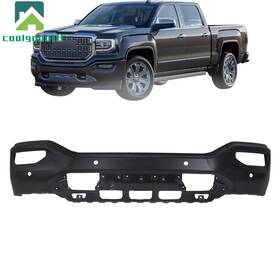 Cg1125900ld Coolgood18 For Gmc Sierra 1500 16-18 Front Split Bumper Equipped With Fog Light&sensor Holes