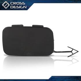 Big0506-5 Crossdesign Fit For 2014-2017 Audi A8 Quattro D4 Black Rear Bumper Tow Hook Eye Cover Cap