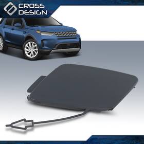 Big111502 Crossdesign Front Bumper Tow Hook Eye Cover Fit For 2020-22 Land Rover Discovery Sport L550