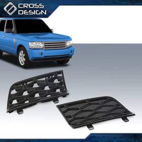 Big111957 Crossdesign Pair Front Bumper Air Inlet Grill Cover Fit For Range Rover 4.4l V8 2006-09