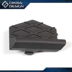 Ht-02hgl1227bbk Crossdesign Fit For Ford Escape 2013-2016 Se Trend 4-door Right Front Bumper Tow Hook Cover