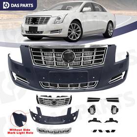 Cd621t046 Dasparts For 2013-2017 Cadillac Xts Front Bumper Cover Grille Fog Light Kit With Sensor Hole