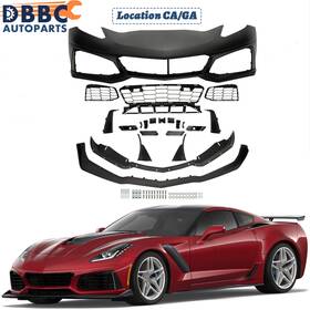 3775 Dbbcautoparts For Chevy Corvette C7 Front Bumper Cover Conversion Zr1 Style 2014-2019