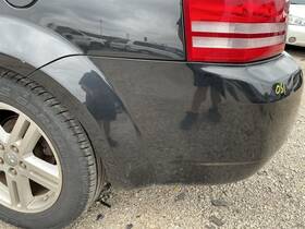 187-00673a Dodge Rear Bumper Cover Black Single Exhaust Fits 08-10 Avenger 773448