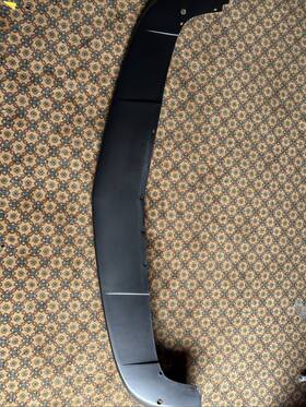 Ch1090155 Dodge Front Center Air Deflector 2011 19 Durango Bltextured Plastic