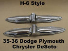 17162 Dodge Hinges 35-36 Pair Plymounth Nos Sedan Desoto Trunk Deck 17161 Chrysler