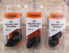 963-034d Dorman 3 Pack Gm Molding Push Retainers
