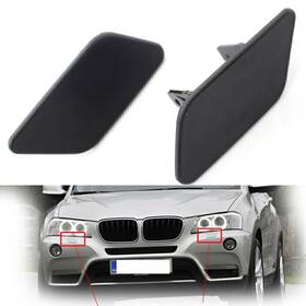 Dreamhighh 550736524931 2pcs Bumper Headlight Headlamp Light Washer Cap Cover Fits Bmw X3 F25 2010-2014