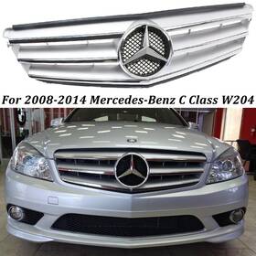1kpmb1211167 Dreams-auto Front Grille For 2008-2014 Mercedes-benz C Class W204 C250 C300 C350 With Star Abs
