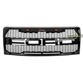 2009-2014f150 Ds-grill Grille For 2009-2014 Ford F150 Raptor Style Front Bumper Upper Hood Black