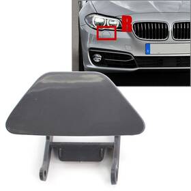 Earthoee 550722167487 Right Bumper Headlight Headlamp Washer Cap Cover For Bmw 535i F10 F18 2014-2016