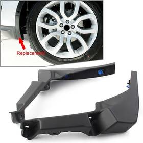 Earthoee 550727143646 For Land Rover Evoque 2012-19 Front Bumper Wheel Molding Extension 2pcs