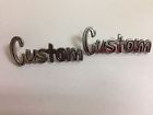 1686259 Emblems Chrome Plymouth 1958 Badges Vintage "custom 1957 Rat S1394 " Rod