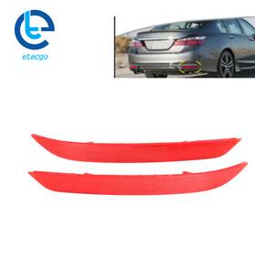 646438 Etecgo Fit For 16-17 Honda Accord Bumper Reflector Rear Tail Lamp 2pc Left&right