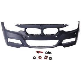 14878917 Evan-fischer Front Bumper Cover For 2013-18 Bmw 320i 2013-16 328i Primed With Fog Light Holes