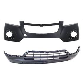 14977766 Evan-fischer Front Upper And Lower Bumper Cover For 2013-2016 Chevrolet Trax