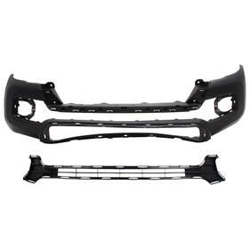 15631116 Evan-fischer Bumper Cover Kit For 2016-2023 Toyota Tacoma Primed With Fog Light Holes Front