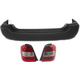 16545956 Evan-fischer Tail Light Kit For 2006-2007 Toyota Highlander Driver And Passenger Side Halogen
