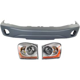 16547879 Evan-fischer Headlight Kit For 2006 Dodge Durango Driver And Passenger Side Halogen