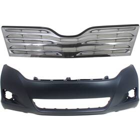 531010t010 Evan-fischer 16550479 521190t900 New Set Of 2 Bumper Covers Fascias Front For Venza Pair