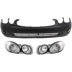 16550547 Evan-fischer Headlight Kit For 2005-2007 Buick Lacrosse Lh Rh Allure Clear Lens Halogen