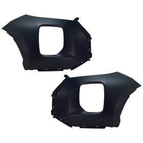 16988162 Evan-fischer Bumper Cover Fascia Set For 2020-2022 Hyundai Palisade Front Left Right Primed