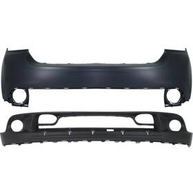 17789400 Evan-fischer Set Of 2 Bumper Covers Facias Front Upper For Dodge Durango 2011-2013 Pair