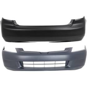 2003-ft05 Evan-fischer 17829464 Pair Bumper Covers Facias Set Of 2 Front And Rear Sedan For Honda Accord