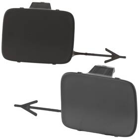 17830807 Evan-fischer Tow Eye Covers Fog Light Lower Bumper Grill Set Of 2 Left And Right For Q7 Pair
