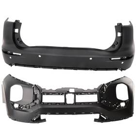 17907117 Evan-fischer Set Of 2 Bumper Covers Facias Front And Rear For Mitsubishi Outlander 22-24 Pair