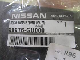 999t6-gu000 Factory/oem New 2008-15 Nissan Rogue Rear Bumper Scratch Protector Pad Black