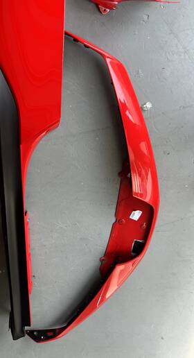 801804 Ferrari Sf90 Front Lower Spoiler Red