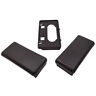 Fkqun9 Maxpeedingrods Black Front Bumper Cover Pad Caps License Plate Holder