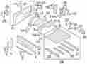 Fl3z99404a42b Ford Oem Tailgate Striker Plate