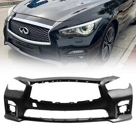 620224he0h Flysak-autoparts 14414396 Black Bumper Cover Fascia Front For Infiniti Q50 2014-2017 In1000259c
