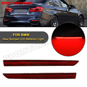 Sp190103061 For Bmw M3 F80 M4 F82 F83 14-20 2 Rear Convertible Reflectors-bumper Red Lights