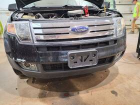 105-00192 Ford Front Bumper Upper Painted Fits 07-10 Edge 663038