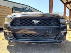 105-01727f Ford 2016 2017 Mustang Oem Shadow Black Mica Front Bumper Assembly Minor Damage