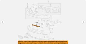 6l3z17c947ba Ford 17c947-ba Oem 2006-2010 F150 Mark Lt Bumper Cover Support Rail