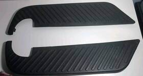 17d782-aa Ford Black Lh And Rh Rear Step Bumper Top Pad Cover For F150 Xlt Ext Cab 97-03
